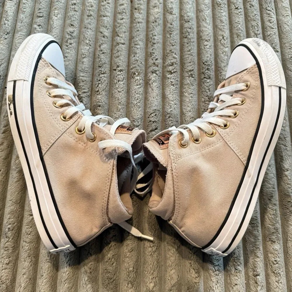 Converse All Star Chuck Taylor Mid Rose Gold US W 9 - EUR 40 Great Condition - Picture 3 of 10